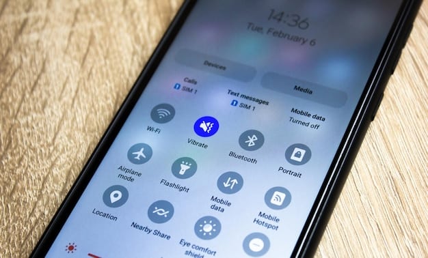 Close-up of a smartphone screen displaying privacy settings and permission controls for various apps, with a focus on limiting microphone access and location tracking to enhance personal data security.