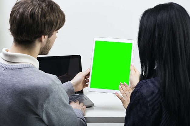 A split-screen image showing, on one side, a person fact-checking information on a laptop, and on the other side, a diverse group of people discussing and verifying news in a community setting, emphasizing collaborative verification.