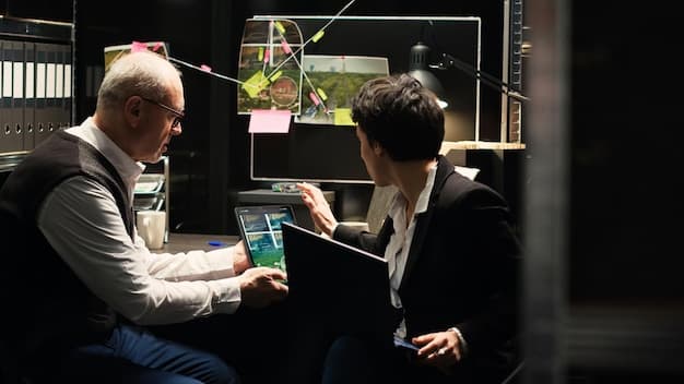 A crypto journalist is conducting a video interview with a Web3 expert, discussing blockchain trends and source verification strategies.