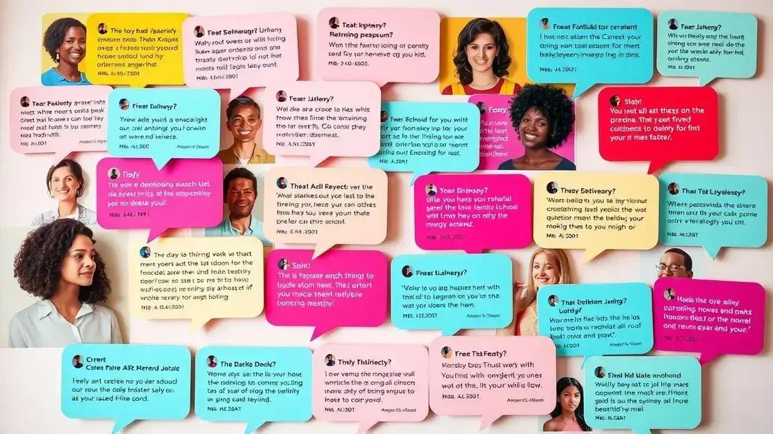User experiences and testimonials