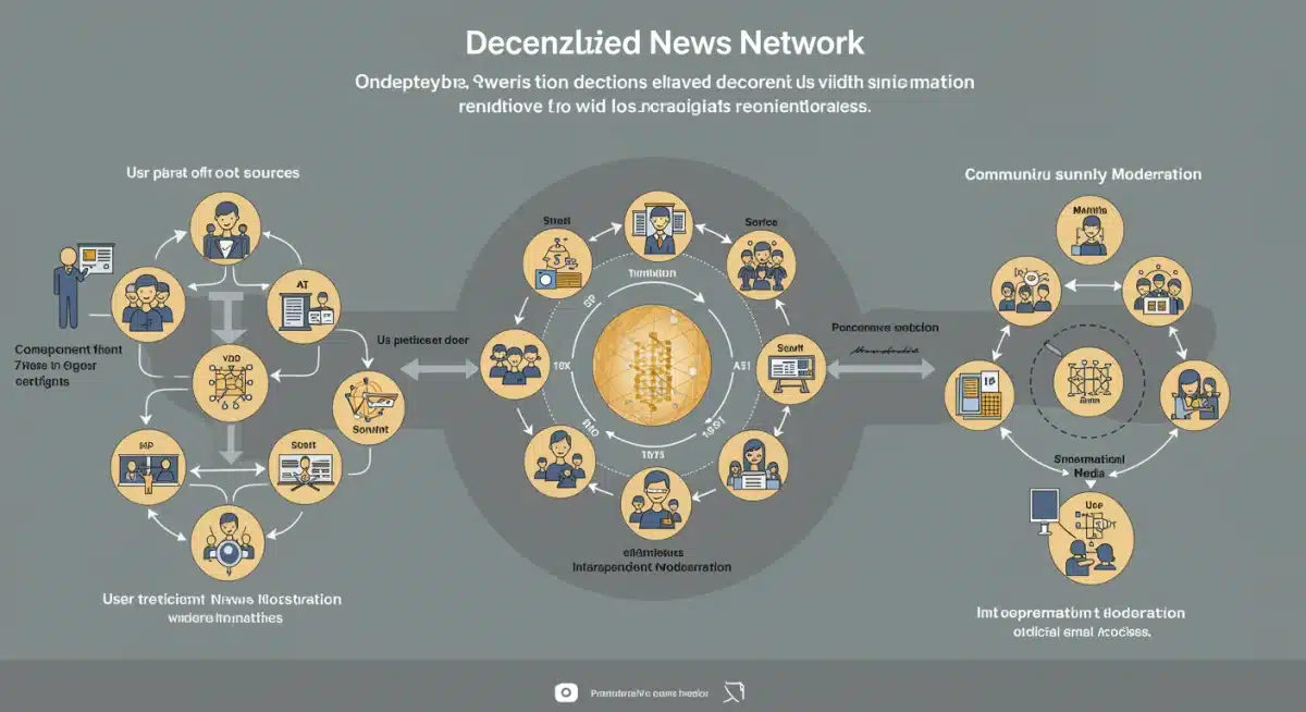 Decentralized news information flow and community verification
