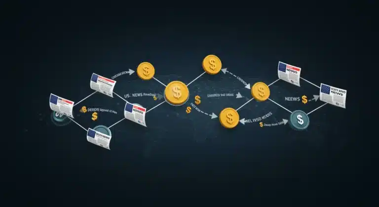 Decentralized Autonomous Organizations transforming news funding in the US by 2025.