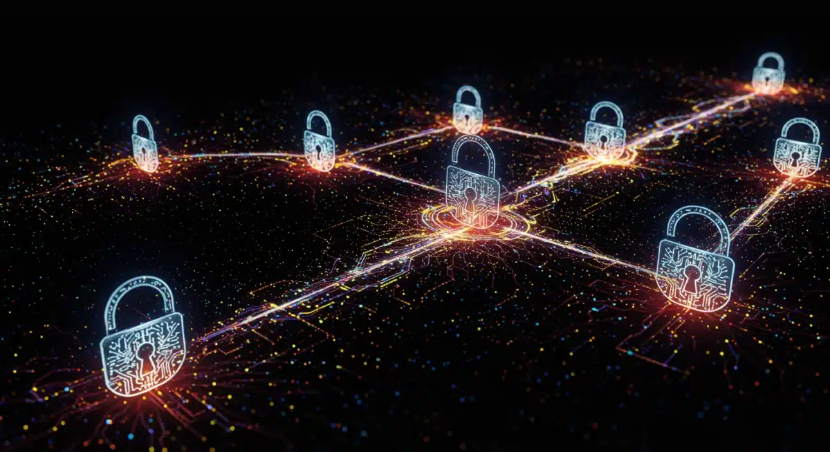 Zero-Knowledge Proofs securing data integrity in a decentralized fact-checking ecosystem.