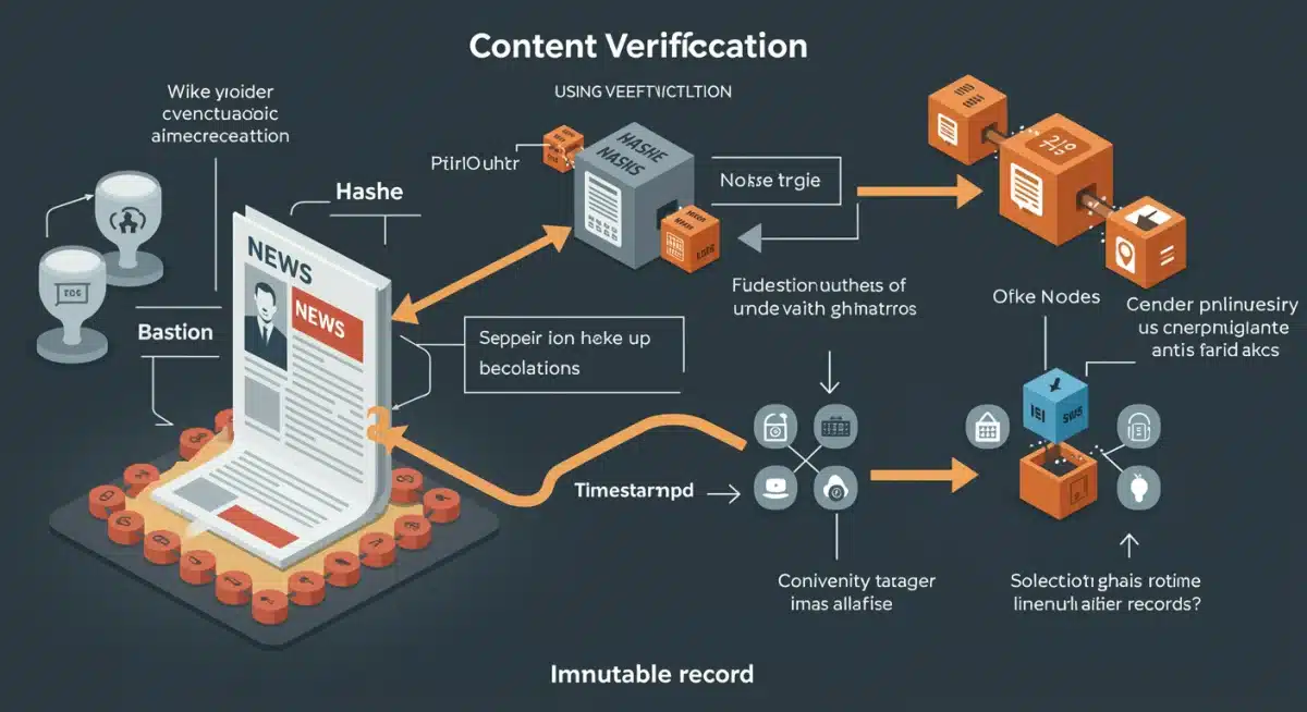 Blockchain-powered content verification process for news authenticity