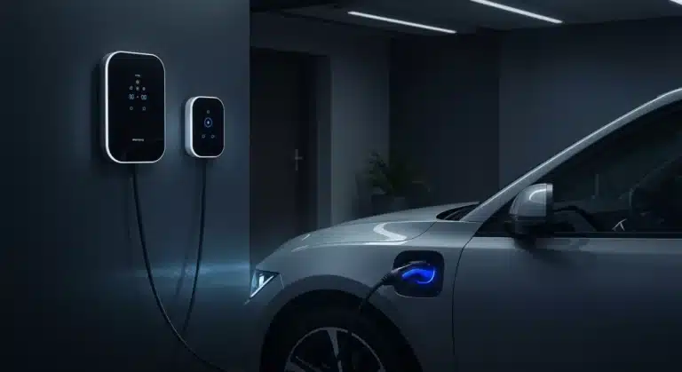 Electric vehicle charging at home with an affordable wall-mounted charger