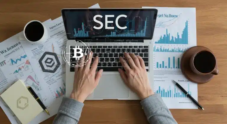 Journalist researching crypto regulations amidst SEC scrutiny
