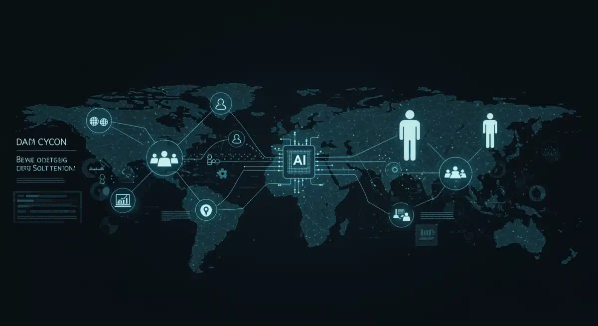 Diagram representing ethical AI governance and bias detection in news algorithms
