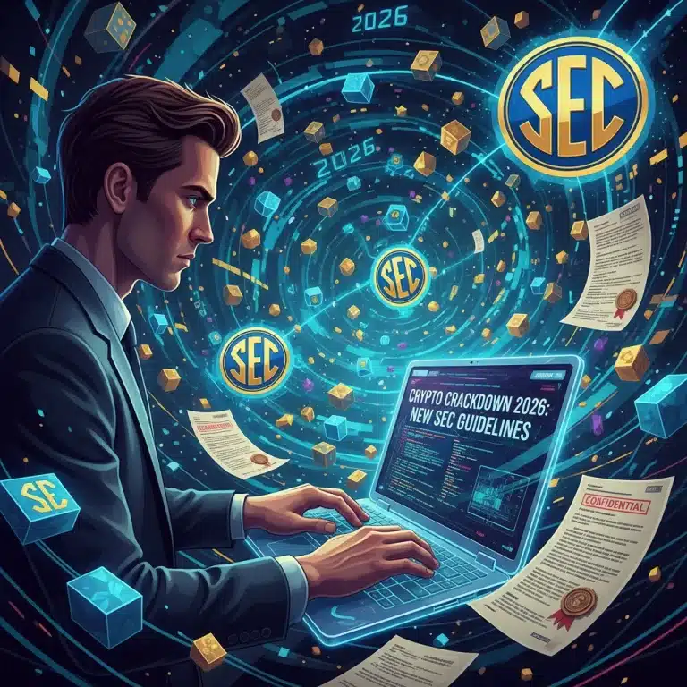 Crypto journalist navigating SEC regulations in 2026