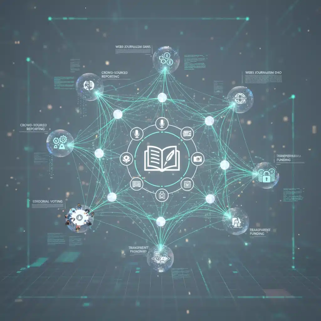 Decentralized autonomous organization for journalists collaborating