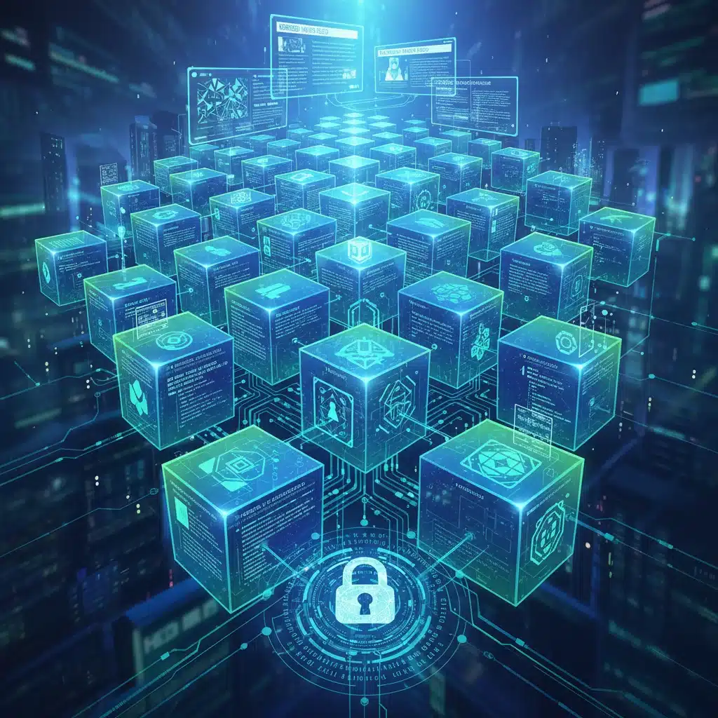 Blockchain ledger securing news data integrity