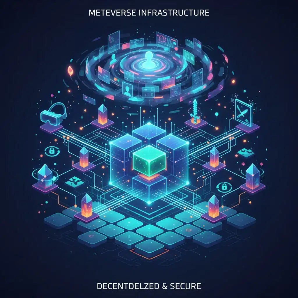 Blockchain network infrastructure supporting metaverse transactions