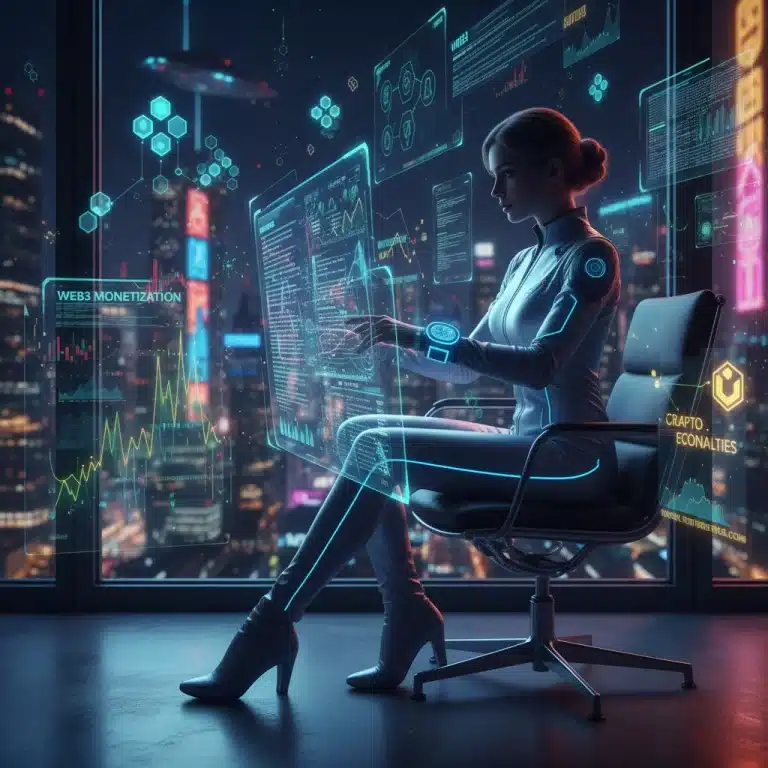 Futuristic journalist leveraging Web3 for higher crypto royalties